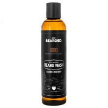 Live Bearded Beard Wash - 1880 - Beard and Face Wash - 8 fl. oz. - Water-Based Formula with All-Natural Ingredients for a Gentle Deep Cleanse -