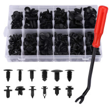 LivTee 240 stks Auto Plastic Push Pin Klinknagel Bevestigingsmiddelen Assortiment Universele Retainer Clips Push Type Retainers Set in Case met Remov