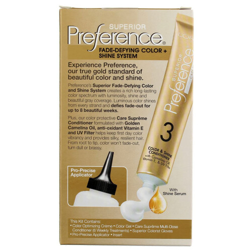 L'Oreal Superior Preference     9 Nat  rliches Blond (Natural) je 1 St  ck (4er-Pack) 2