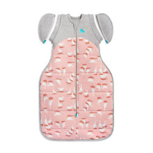 Saco de Transição Love to Dream Swaddle UP Warm 2.5 TOG, Pink Silly Goose, Grande 19-24lbs