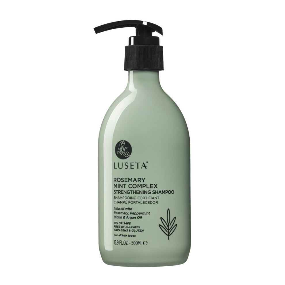 L Luseta Luseta Rosemary Mint Strengthening Shampoo Moisturizing And Nourishing Damaged Hair Thickening Shampoo For Thinning Hair Fortify Hair Strands An