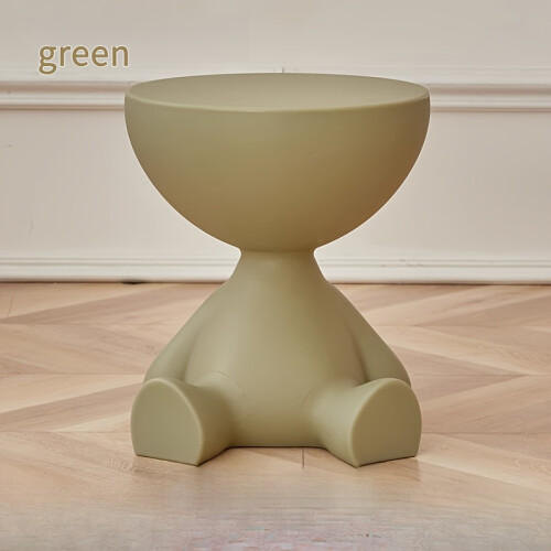 (Green) Storage Table with Storage Function, 3 Colors to Choose from, Modern Simple Round Side Table