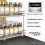 Organizador de Especiarias LYNK PROFESSIONAL para Armários de Cozinha - 10-1/4 polegadas 2