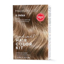 Madison Reed Radiant Hair color Kit Permanent Hair Dye 100 gray coverage Ammonia-Free Lusia Dark Blonde 85NNA Dark Neutral Blonde for Resistant gr