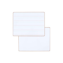 Magnetisk t?r sletning af hvide plader foret - Lapboard for studerende (1 pakke 12 tommer x 9 tommer)