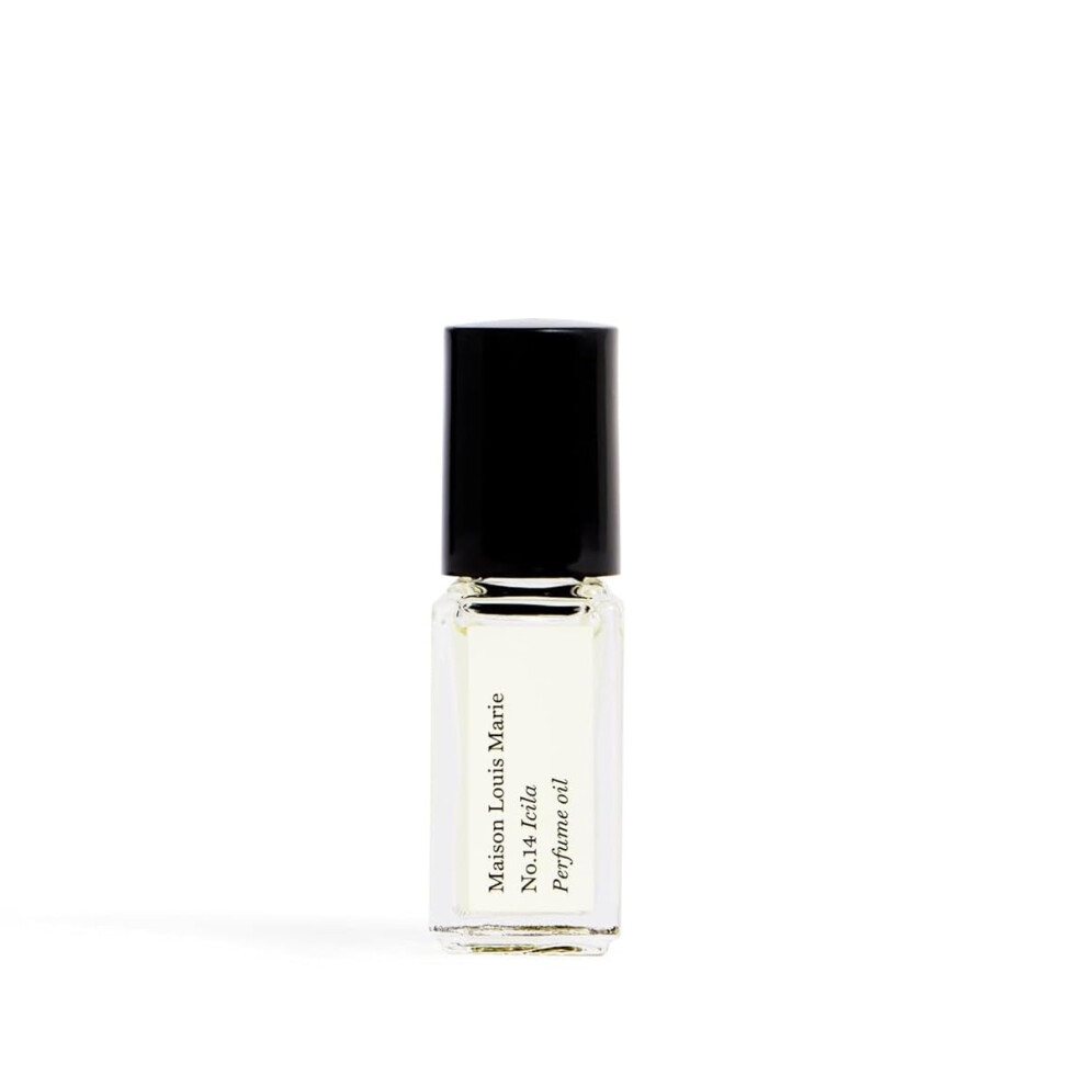Maison Louis Marie - No.14 Icila Natural Roll-On Perfume Oil Sample | Luxury Clean Beauty + Non-Toxic Fragrance (0.1 Fl Oz | 3 Ml)