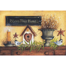 MaiYiYi Diamond Painting Kit 5D Full Quartz Diamond Painting Art Bless Diamond Dots Art Bless Our Home Diamond Painting Set pre dospel ch a deti