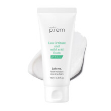 MAKE P:REM Safe Me. Relief Moisture tisztt hab Finom szembart arclemos pH kiegyenslyozott mlyprustisztt koreai borpol 100ml 3,38 Fl.Oz.