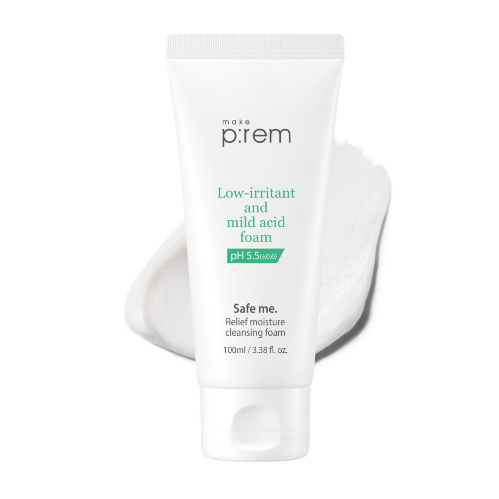 Make P:rem - Safe Me. Relief Moisture Cleansing Foam Mini 2025 Version - 100Ml - Image 5