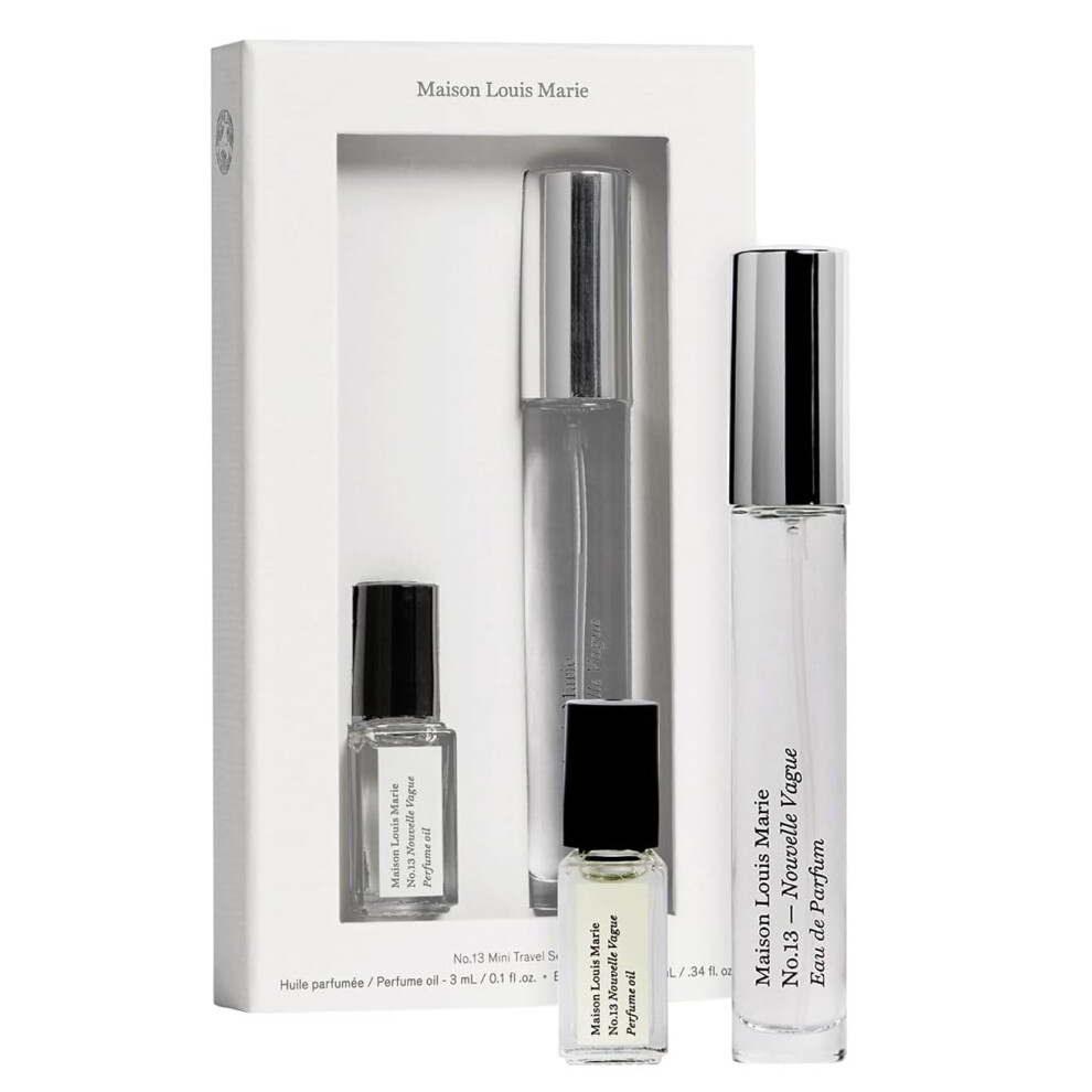 Maison Louis Marie - No.13 Nouvelle Vague 2-Piece Mini Travel Set | Luxury Clean Beauty + Non-Toxic Fragrance