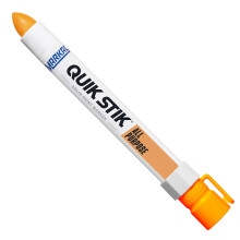Markal 61043 Quik Stik univerz lny dlhotrvaj ci fix s pevnou farbou, fluorescencn oran ov (balenie 12 kusov)