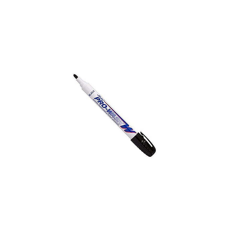 Photos - Other Hand Tools Markal Pro-Wash Water Removable Paint Marker with Real Paint Black  97033 (Pack of 12)
