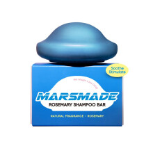 Mars Made Rosemary Shampoo Bar 2.0 - Hydrating & Moisturizing Natural Hair Soap Bar Shampo fr hrvolym och hrbotten nring - Badande tvlfast s