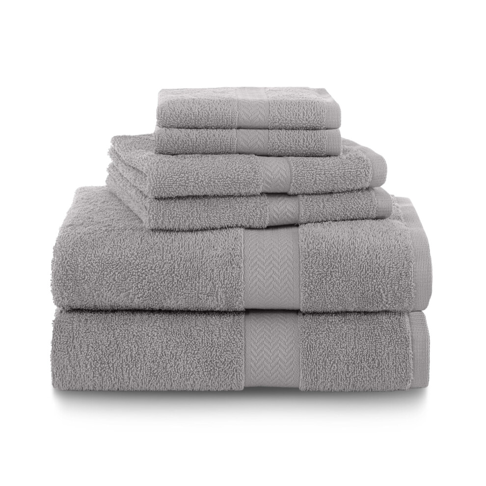 Martex 6-Piece Luxury 100% Cotton Towel Set | Quick Dry | Super Absorbent | Super Soft 100% Ringspun Cotton Towels | 2 Bath Towels | 2 Hand Towels | 2-image-OPC-PGBXWGF-NEW