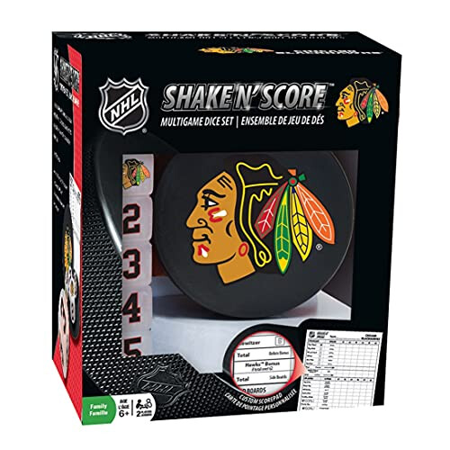 MasterPieces Game Day - NHL Chicago Blackhawks - Shake N' Score Terningespil