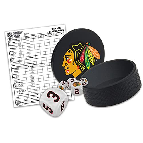 MasterPieces Game Day - NHL Chicago Blackhawks - Shake N' Score Terningespil 2
