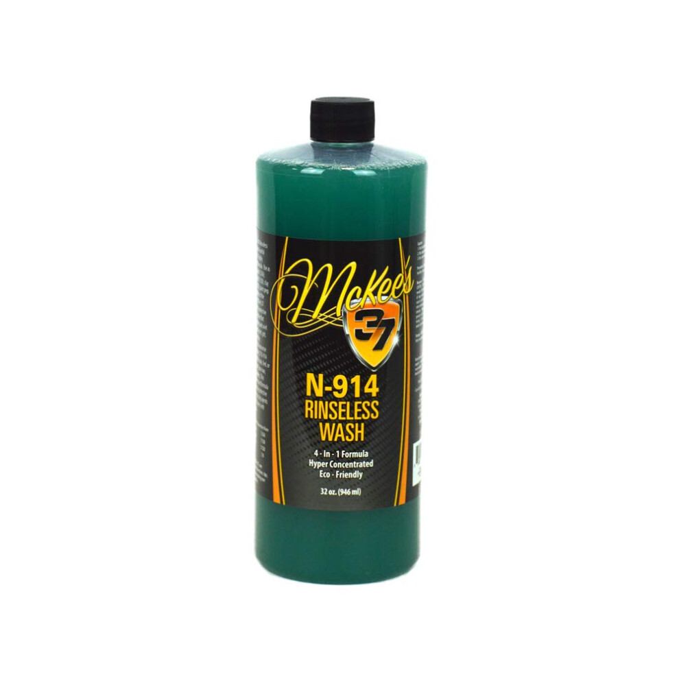 Mckee's 37 N-914 Rinseless Wash V2 (Rinseless/Waterless/Clay Lube/Detail Spray) 850017462564