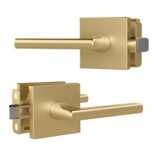 Mega Handles - Fechadura de Porta Deslizante I Para Portas de Closet ou Francesas I Lado Único, Não-Giratório