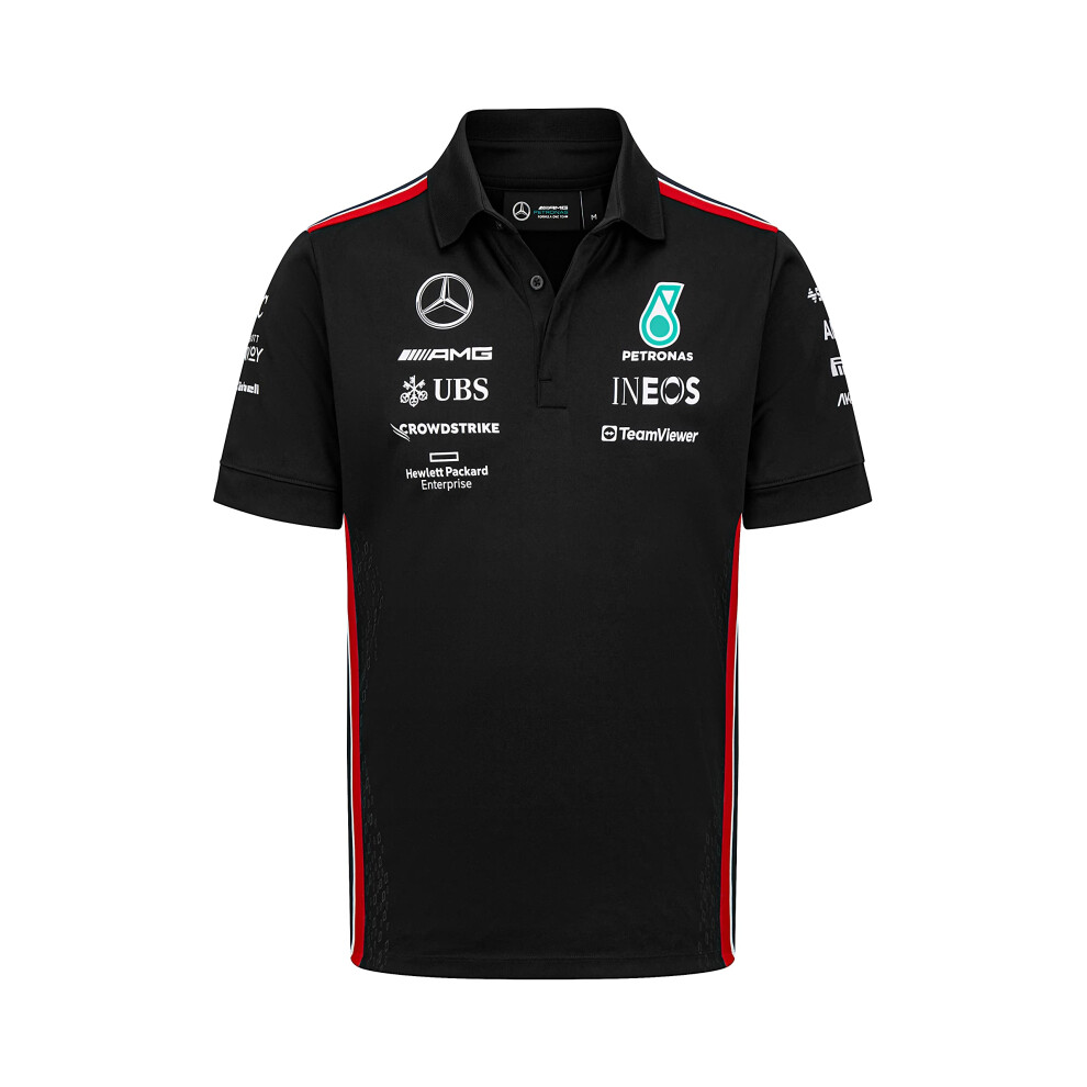 Polo Mercedes AMG Petronas Formula One Team 2023 - Noir - Homme - Taille   : XL