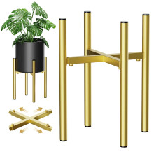 Les supports de plante en metal pour les plantes interieures reglables pour 8 9 10 11 12 pouces planter Mid Century Ecuptable Corner Plant Stand