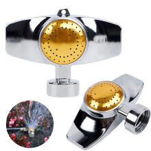 Metal Spot Sprinkler 360 Degree Square Circle Pattern Sprinkler with Gentle Water Flow Hose Sprinklers Coverage Area Up to 30FT for Small Area Yard
