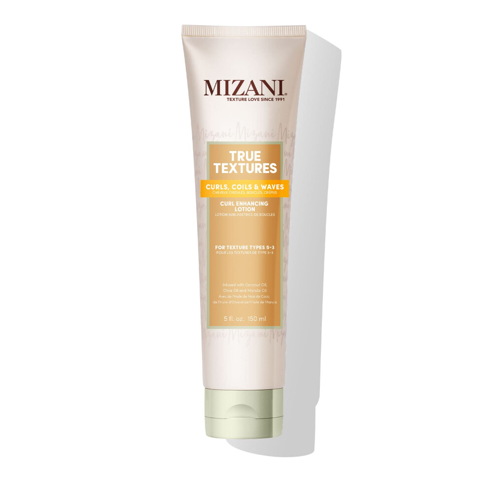 Mizani True Textures Curl Defining Lotion - Moisturizes And Smooths Natural Hair For Soft And Crunch-Free Curls With Coconut Oil, For Texture Types 5