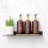 Conjunto de Dispensadores de Duche MOMEEMO, 3 Garrafas PET Espessas com Bombas de Bambu 2