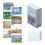 Monolike Message Monet card - Mix 40 Mini Single cards  20 envelopes Package 1