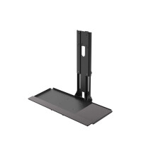 Monoprice Workstation Wall Mount til tastatur og sk?rm - Underst?tter VESA 75x75 og 100x100 sk?rme, der vejer op til 55 lbs tastaturbakke underst