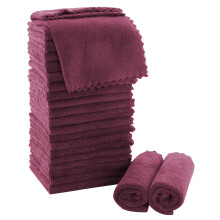 MOONQUEEN Set di salviette ultra morbide di alta qualit - 30,5 x 30,5 cm - Confezione da 24 - Asciugatura rapida - Asciugamani da bagno in vellu