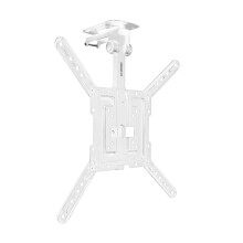 Mount-It! Herunterklappbare TV-Halterung | Klappbare Decken-TV-Halterung fr 23 bis 55 Zoll | Robuste Halterung fr Dach und schrge Wnde | Universe
