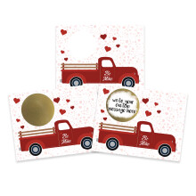 Mijn Scratch Offs - Doe-het-zelf Maak Je Eigen Scratch Offs 20 Pack 3x4 Notitiekaarten & Stickers