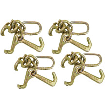 Prodotti Mytee (confezione da 4) RTJ Cluster Hook Heavy Duty Wrecker Hauler Tow Towing Truck Chain Pair RTJ
