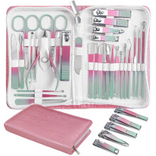 Negleklippers?t 30 stk. Professionelle plejes?t Fingernegle- og t?negleklippere ?revoksfjerningss?t Pedicurev?rkt?j Manicurev?rkt?j med luksuri?s