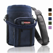 NATURE PIONEOR Neoprene Insulated Water Bottle Holder with Shoulder Strap for Half Gallon 64OZ / One Gallon 128OZ Sports Water Jugs Bottles Carrier/P