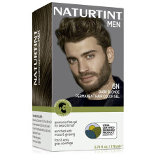 Coloration permanente pour cheveux, barbe et moustache pour homme Naturtint 6N blond fonc    (lot de 1) Sans ammoniaque, jusqu'    100 % de couvertur