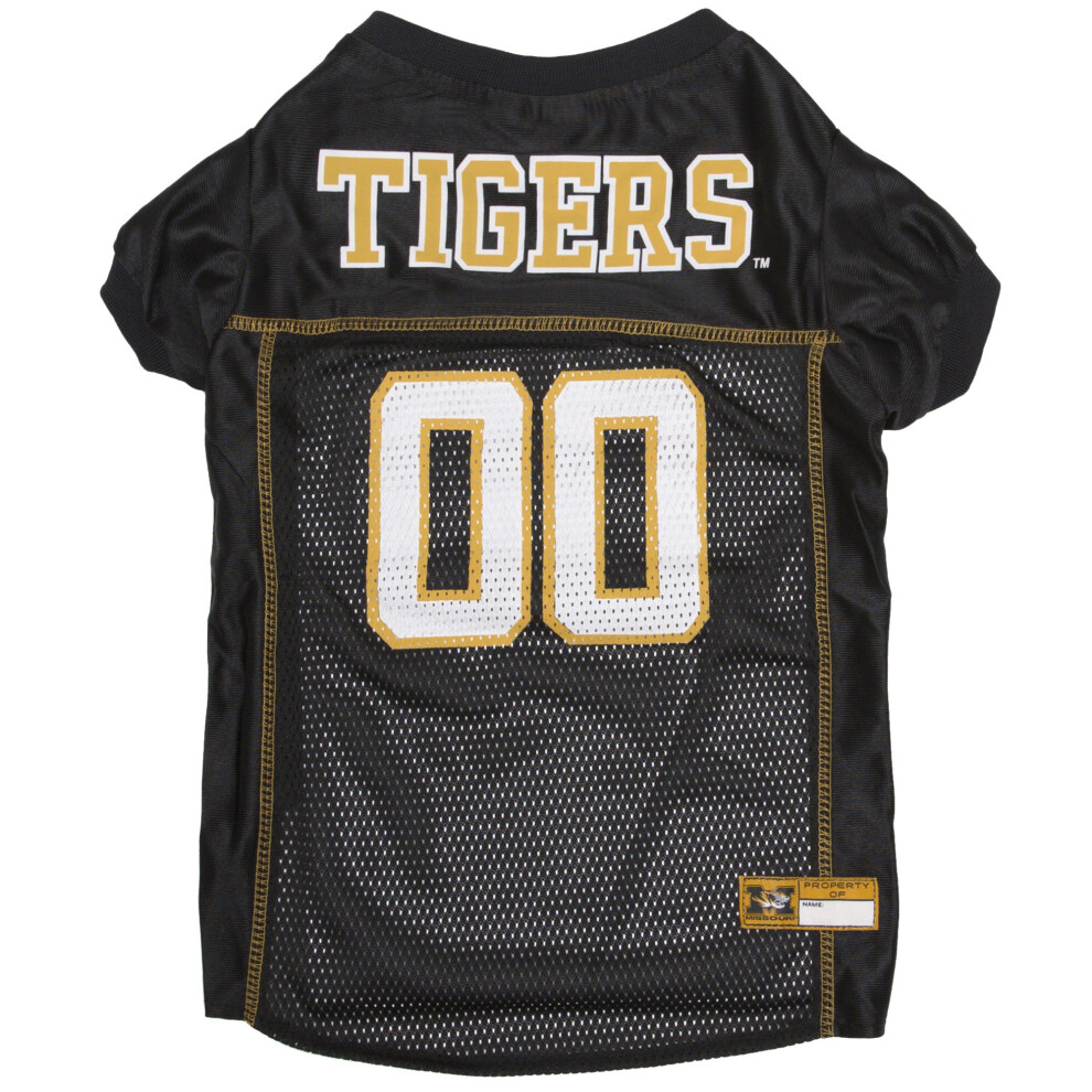 Ncaa College-Mesh-Trikot Der Missouri Tigers FüR Hunde Und Katzen, GrößE Xl, Lizenziertes Trikot FüR GroßE Hunde Mit Ihrem Lieblings-Football-/Ba-image