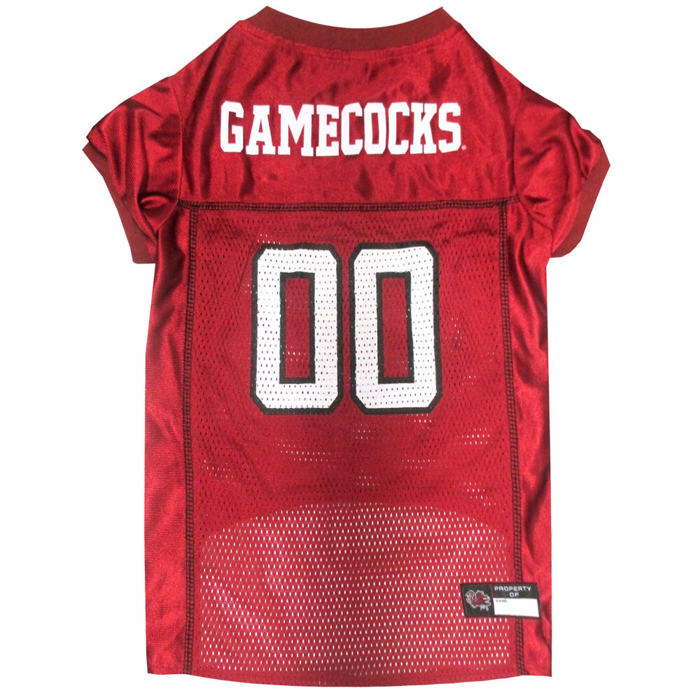 Photos - Dog Clothing NcAA college South carolina gamecocks Mesh Jersey for DOgS cATS XX-Large Licensed Big Dog Jersey with your Favorite Football
