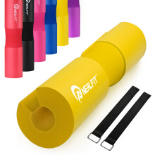 Nealfit barbell pad squat pad til squats-squat bar pad-great til v?gtl?ftning lunges og hofte skyves-skum svamp pad-fit standard og olympiske bar