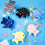 Niceup 6pcs mignon requin baleine favorables 2