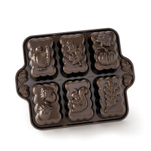 Nordic Ware Harvest Bronze Cast 5-Cup Brown