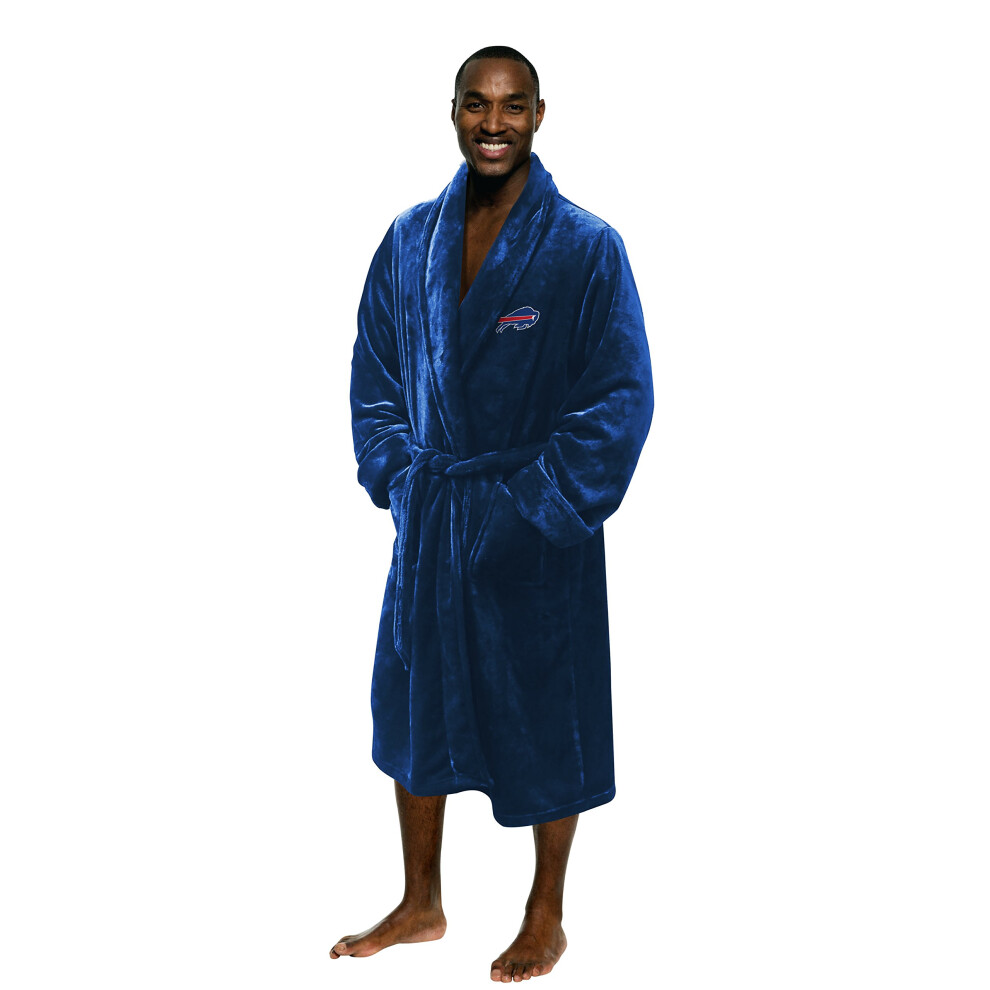 Peignoir de bain unisexe en soie pour adulte, NFL Buffalo Bills, taille L/XL, couleurs de l'   quipe, taille unique