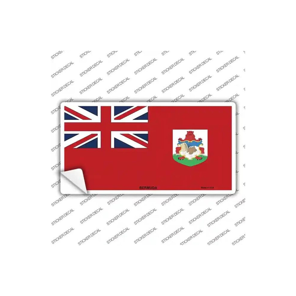 Smart Blonde Lp-3973S-L Bermuda Flag Novelty Sticker Decal - Large 792636414954