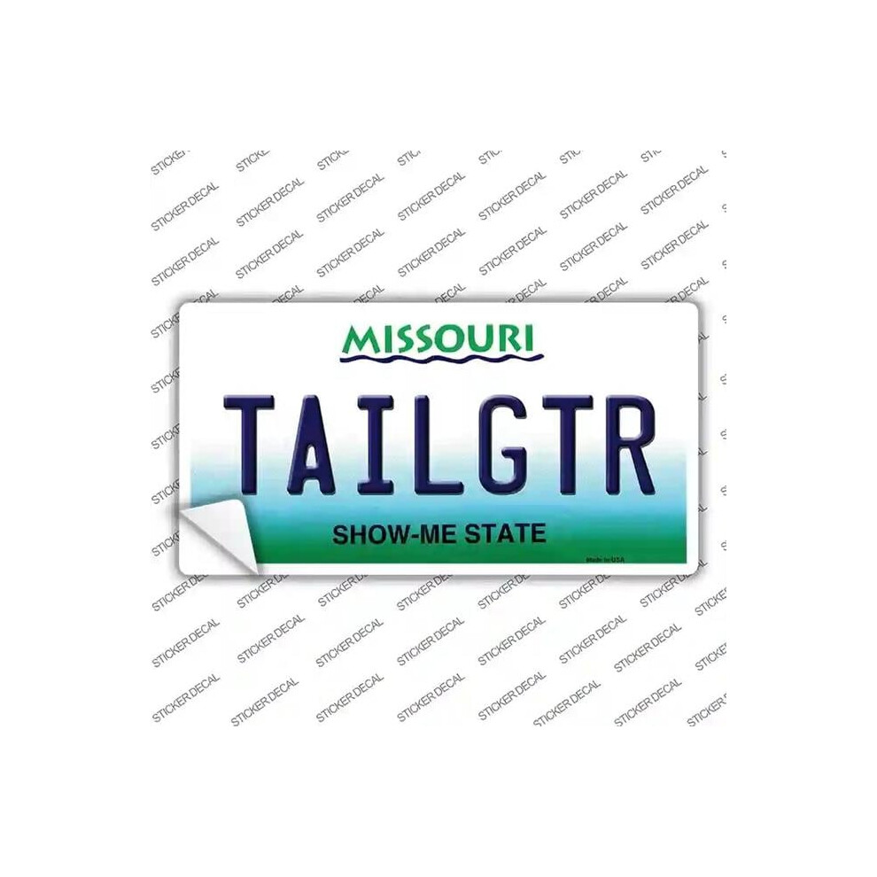 Smart Blonde Lp-3683S-S Tailgtr Missouri Novelty Sticker Decal - Small 792636414558