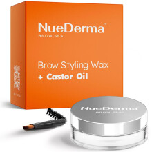 NUDEMMA - Sceau de sourcils avec huile de ricin - Gel Clear Gel Cire de sourcils Affiche impermeable Makeup Makeup Fil Caxer pour les sourcils a