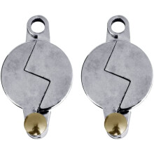 NUSET Vesihanan lukko - Vesiputken lukko puutarhaletkuun Bib Lock Chrome 2895-2 2 kpl