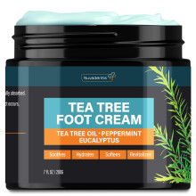Nuvadermis teafaolaj lbkrm - Nyugtat hidratl a szraz repedt lb sportolk szmra, lbgyuro s mg sok ms - Allantoin & Aloe Vera -val d