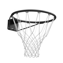 Official Size (45 Centimeter) Basketball Ring  Hoop  White Net and Wall Mounting Fixings. Suitable for Adults and Children