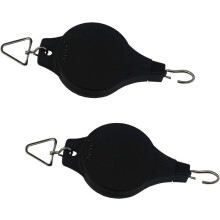 Ogrmar 2PCS Polia Retrátil para Plantas Suporte de Cesta de Flores para Jardinagem