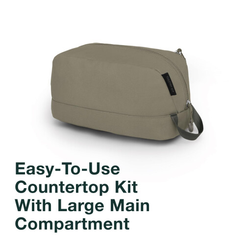 Osprey Europe Osprey Daylite Toiletry Kit  Tan Concrete 2